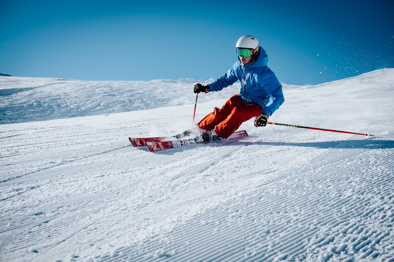 Alpinbakke i snø